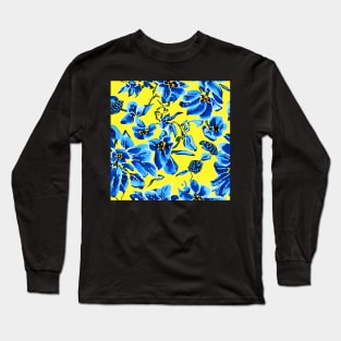 flower t shirt design Long Sleeve T-Shirt